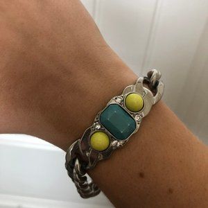 Jessica Simpson Metal Neon Bracelet